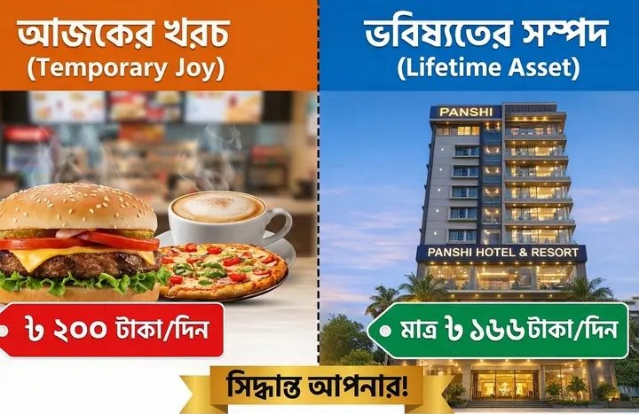 আপনি হতে পারেন কুয়াকাটার সমুদ্র সৈকতের পাশে  বিলাসবহুল Panshi Hotel & Resort-এর গর্বিত অংশীদার